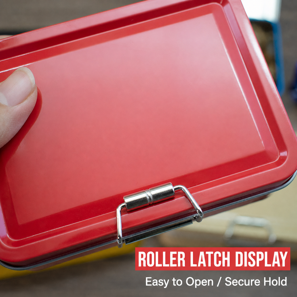 Tin Box For Candy Compact Rect - Food Storage In Room reseña y precio
