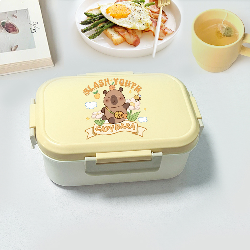 Capybara Bento Lunch Box Carto - Food Storage And Container reseña y precio