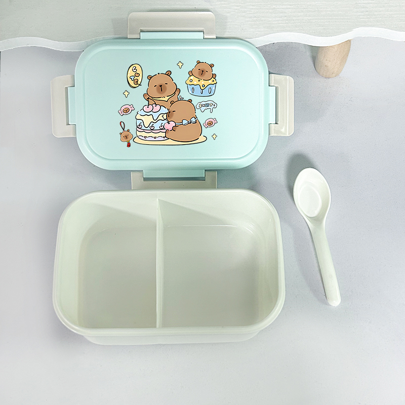 Capybara Bento Lunch Box Carto - Food Storage And Container reseña y precio