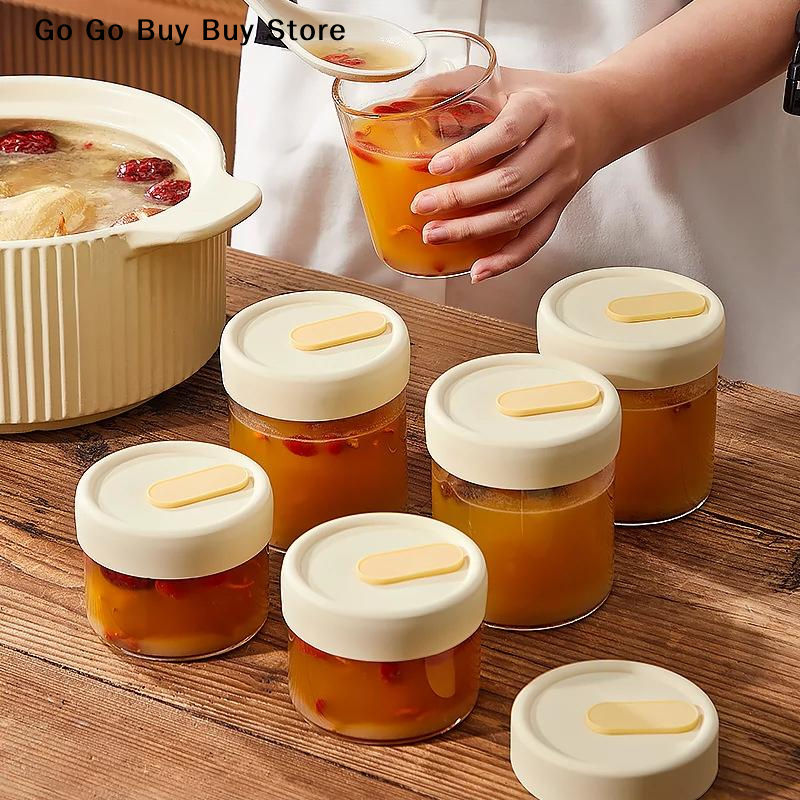 【ST】1Pc 240/400ML Glass Food S - Food Storage Jars & Containers reseña y precio