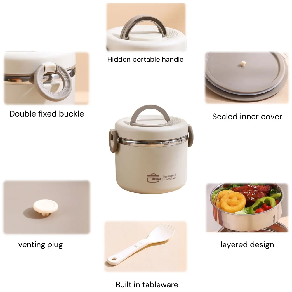 Stainless Thermal Insulation B - Food Storage Hot reseña y precio