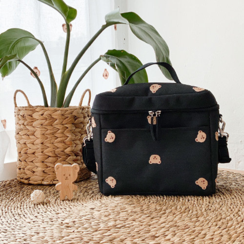 Bear Embroidery Baby Stroller  - Food Storage Moms reseña y precio