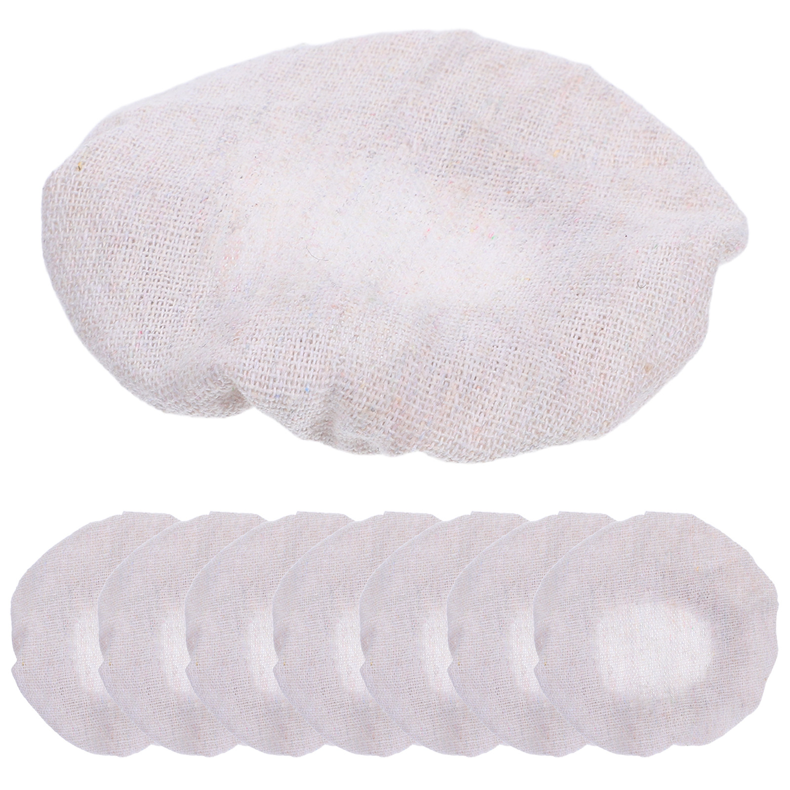 8Pcs Elastic Cloth Jar Covers  - Food Storage Yogurt reseña y precio