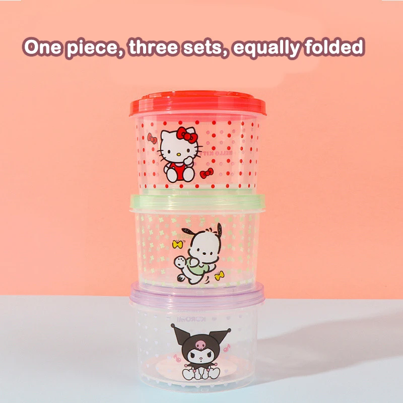 Kitty Bento Box Set 3 Pieces C - Food Storage In Room reseña y precio